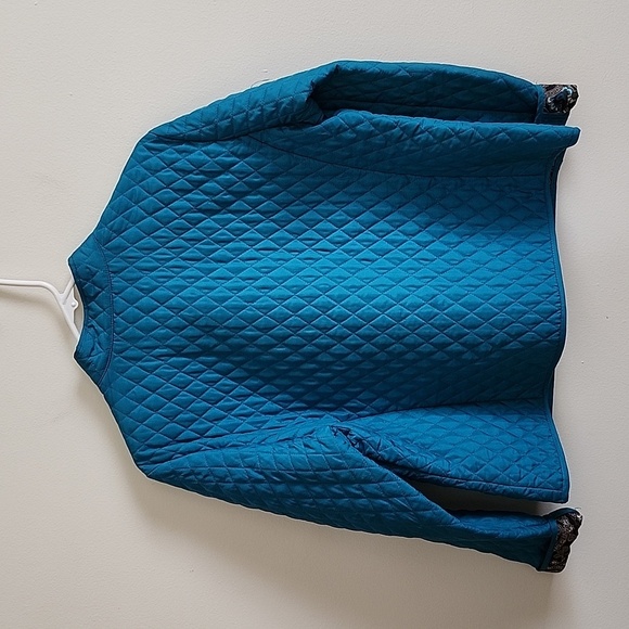 Briggs New York paisley lined quilted lightweight jacket full zip women's LP - Picture 9 of 9